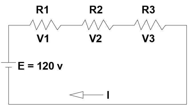 Circuito de resistencias en serie